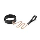  Dark Candy Vegan Leather Collar with Chain Leash Kink by Liebe Seele- The Nookie