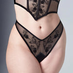  Verona High Leg Thong Lingerie by Thistle & Spire- The Nookie