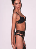 Frankie Lace Strappy Garter Belt Lingerie by fleur du mal- The Nookie