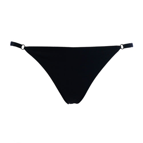  Black Jersey Triangle Panties Lingerie by Flash You & Me- The Nookie