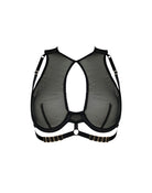  Obsidian High Necked Bra Black Lingerie by Elf Zhou- The Nookie