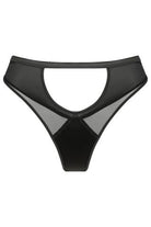  West Black Half Moon Cut-Out G-String Lingerie by RAVEN + ROSE- The Nookie