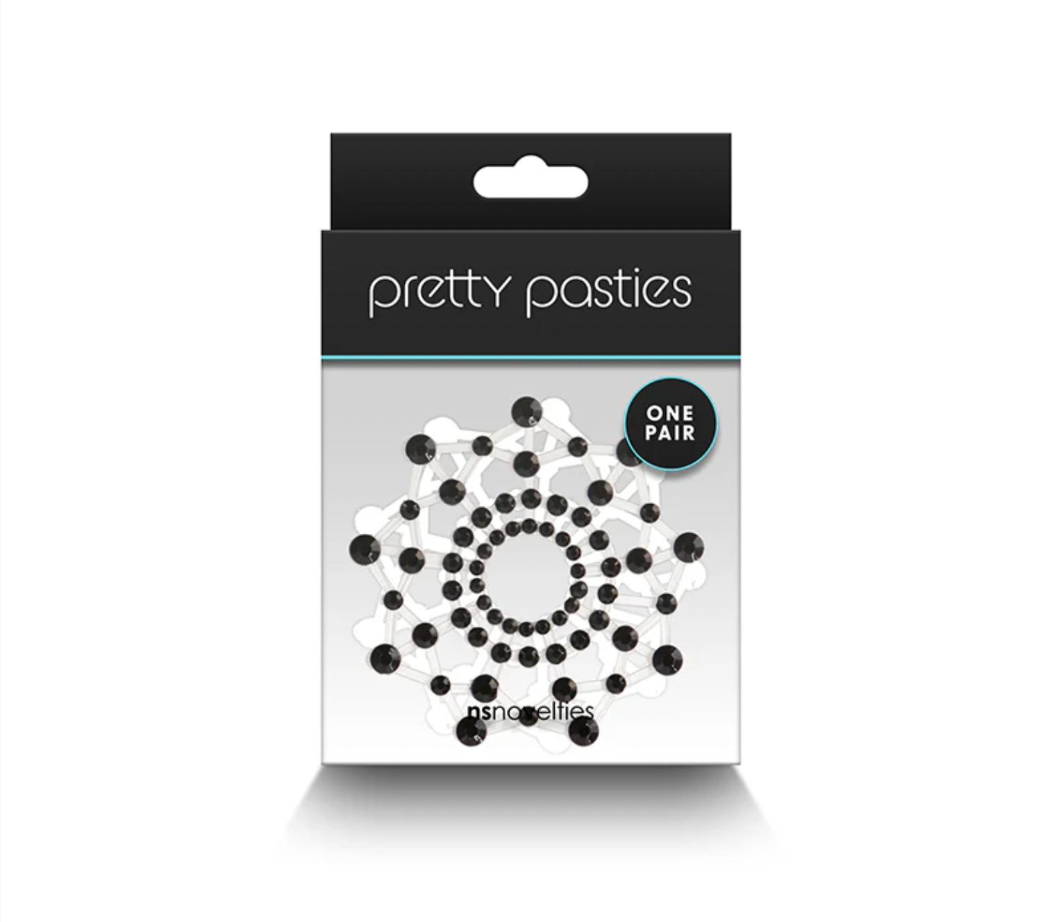 Black Rhinestone Pasties Lingerie by NS Novelties- The Nookie