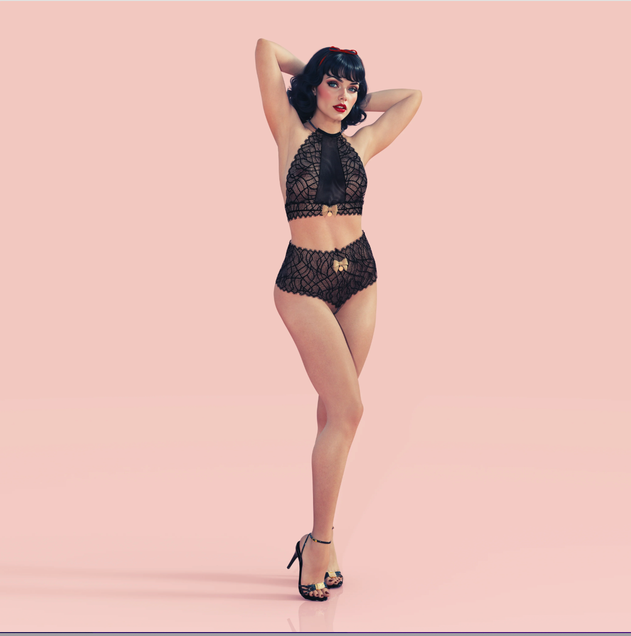 Bettie Page Top Lingerie by Bracli- The Nookie