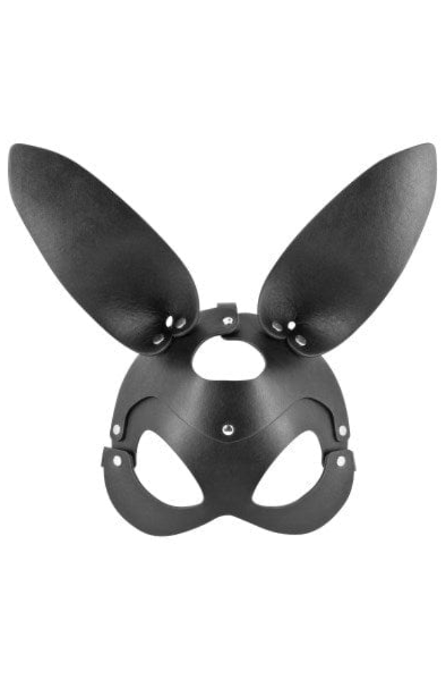 Adjustable Faux Leather Bunny Mask Lingerie by Fetish Tentation- The Nookie