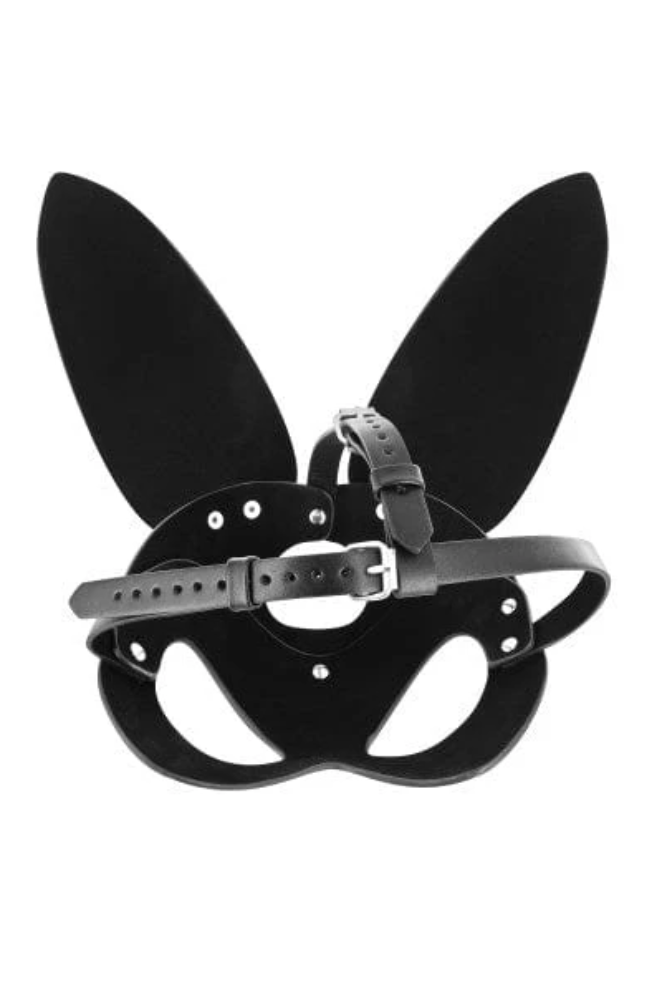 Adjustable Faux Leather Bunny Mask Lingerie by Fetish Tentation- The Nookie