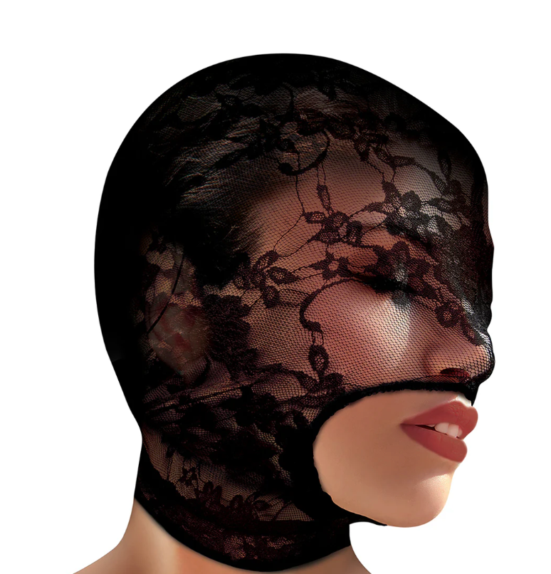 Lace Seduction Bondage Hood Kink by Master Series- The Nookie