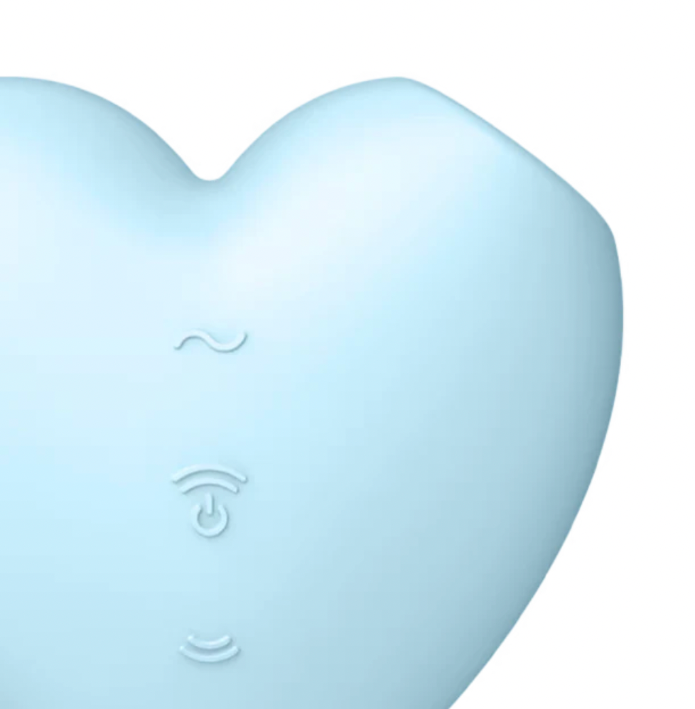 Blue Satisfyer Cutie Heart Vibrator by Satisfyer- The Nookie