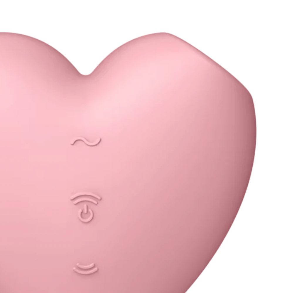 Light Red Satisfyer Cutie Heart Vibrator by Satisfyer- The Nookie