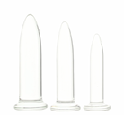 Crystál 3 Piece Glass Dilator Training Kit Dildo by NS Novelties- The Nookie
