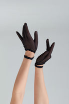  Black Mesh Rocker Gloves Lingerie by Flash You & Me- The Nookie