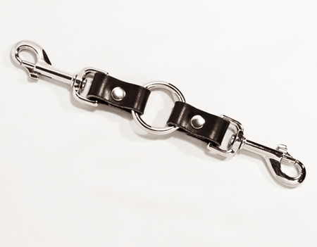  Two Way Connector in Silver Kink by Aslan Leather- The Nookie