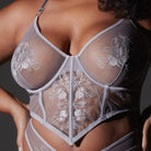  Verona Bodice in Mercury Lingerie by Thistle & Spire- The Nookie