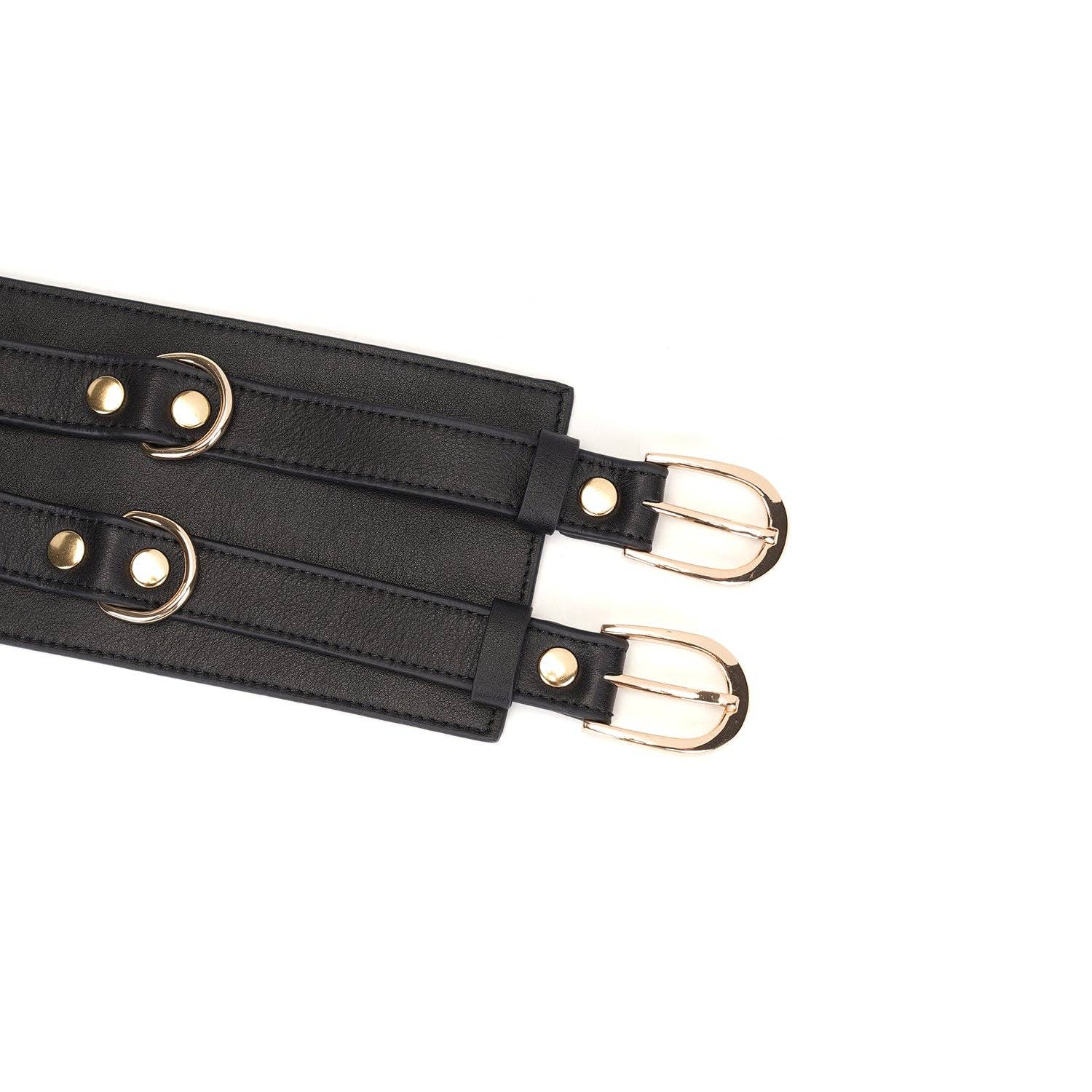 Dark Secret Black Leather Waist Cuff M Kink by Liebe Seele- The Nookie