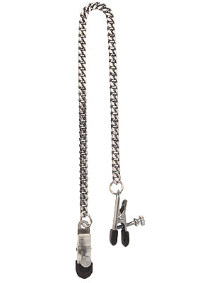 Adjustable Broad Tip Clamp With Jewel Chain SPF-01 Kink by Spartacus- The Nookie