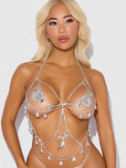 Oversized Rhinestone Top Lingerie by House of Desire- The Nookie