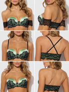 Lara Lace Strapless Push Up Bra & Tanga Set Lingerie by House of Desire- The Nookie