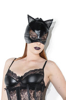  Wet Look Cat Mask Lingerie by Coquette- The Nookie