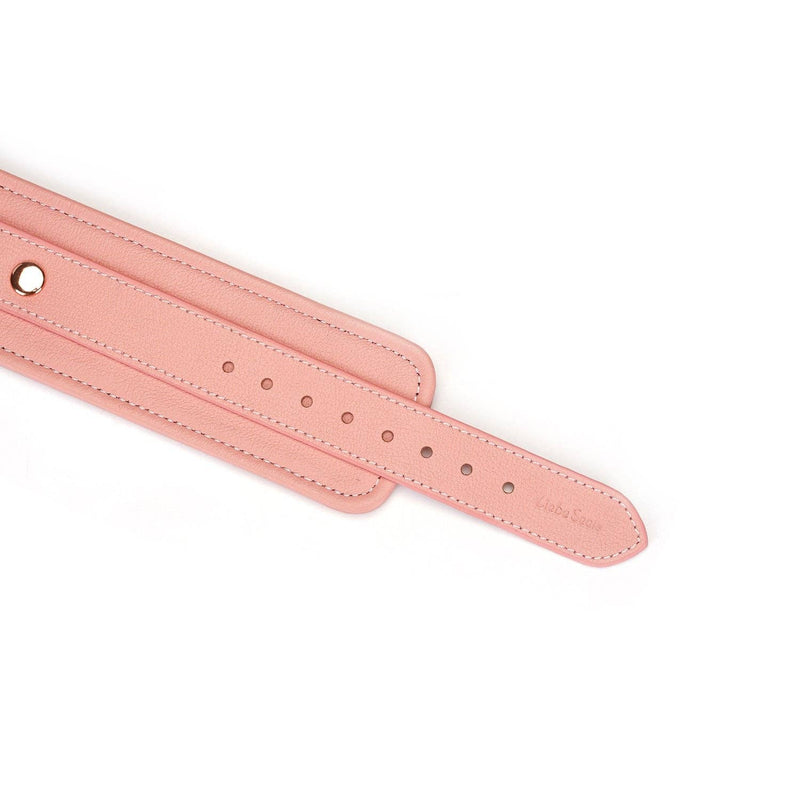  Pink Dream Leather Wrist Cuffs Kink by Liebe Seele- The Nookie