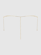 Rhinestone V-Front Panty in Gold Lingerie by House of Desire- The Nookie