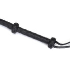  Demon's Kiss Black Leather Braided Bull Whip/ Horse Whip Kink by Liebe Seele- The Nookie