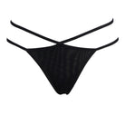  Black Mesh Diamond Panties Lingerie by Flash You & Me- The Nookie