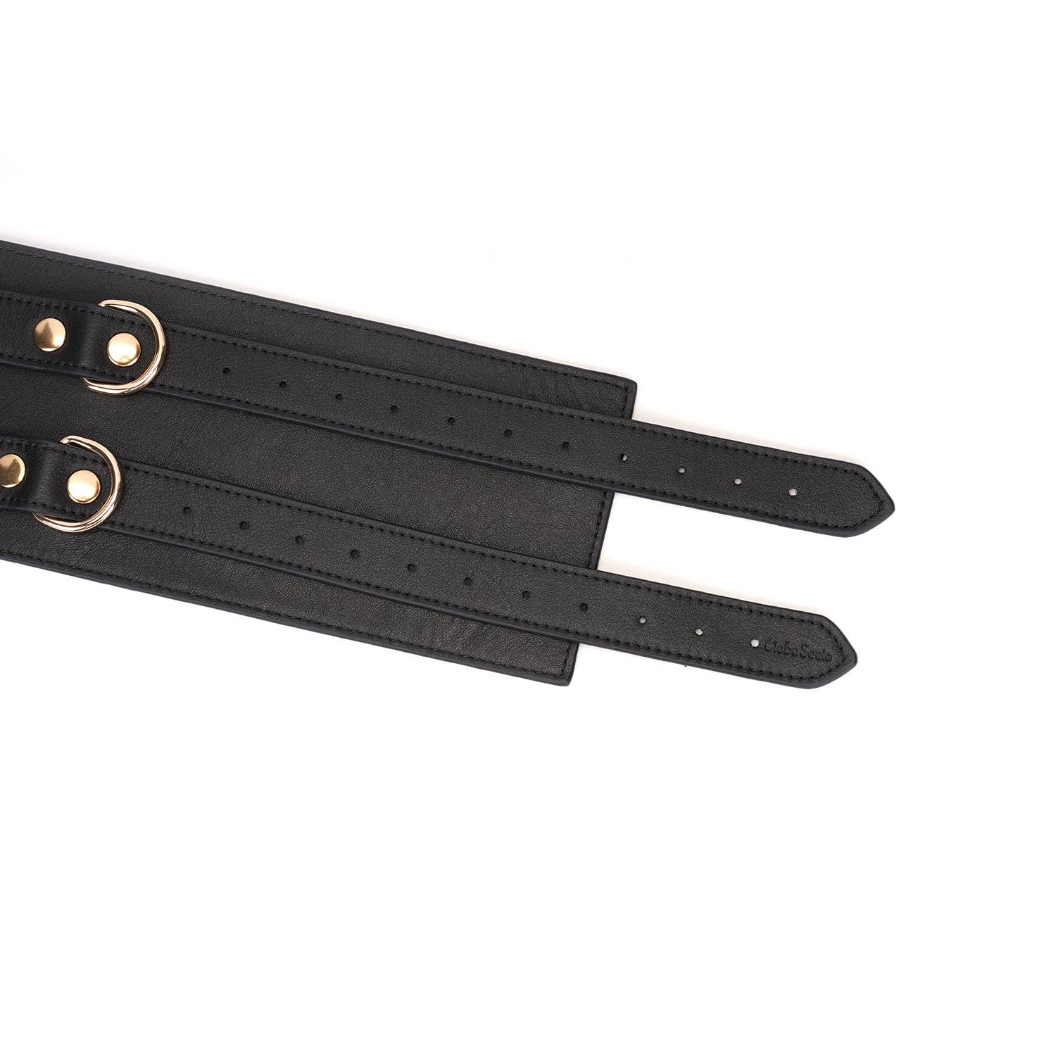 Dark Secret Black Leather Waist Cuff M Kink by Liebe Seele- The Nookie