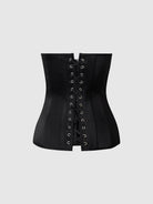 Juliet Satin Full Boning Scoop Neck Corset Lingerie by House of Desire- The Nookie