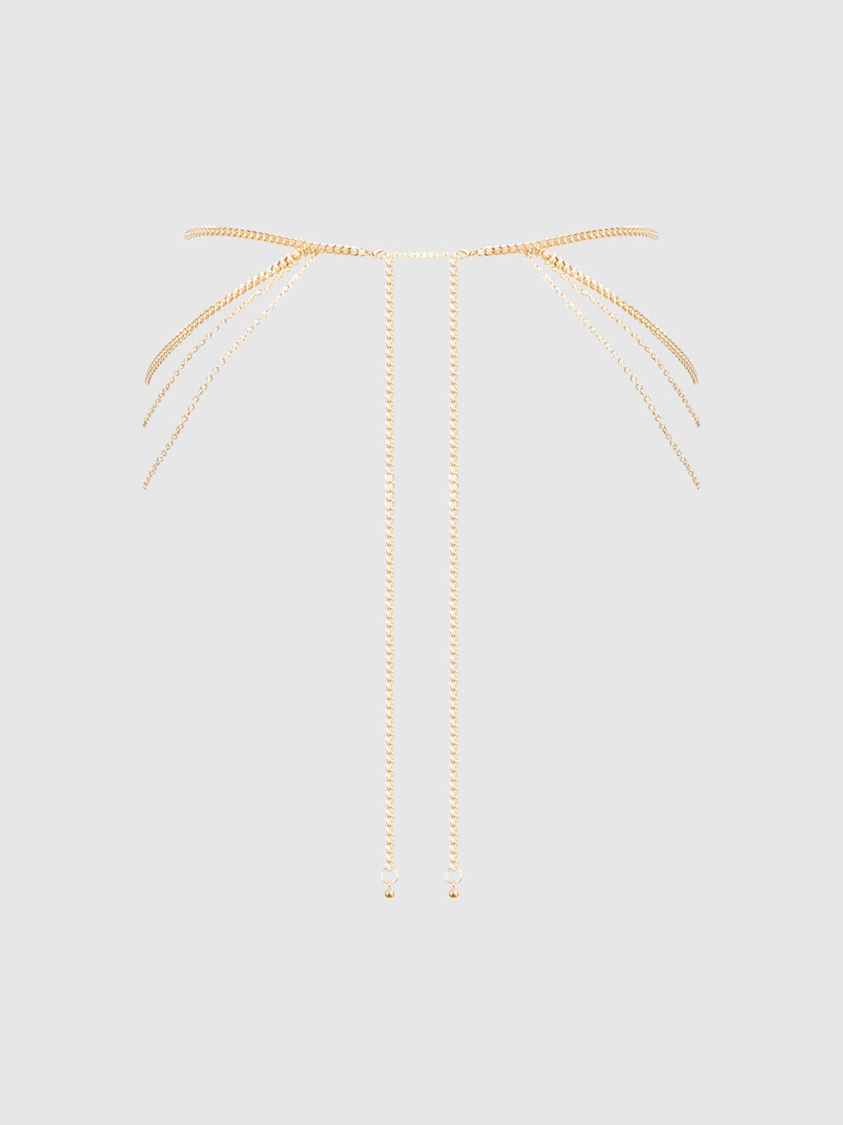 Chain Draped G-String in Gold Lingerie by House of Desire- The Nookie