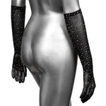  Jeweled Fishnet Full-Length Gloves  by Calexotics- The Nookie