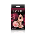  Small Rose Gold Plug with Pink Rose Dildo by NS Novelties- The Nookie