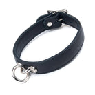  Black Leather Lined Collar Kink by Stockroom- The Nookie