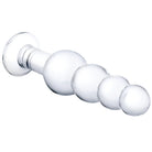7.25 Inch Beaded Butt Plug Dildo by Glas- The Nookie