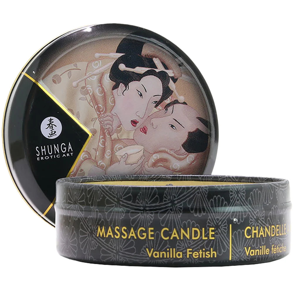 1 oz Massage Candle in Vanilla Fetish Massage by Shunga- The Nookie
