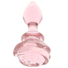  Booty Sparks Rose Glass Plug Dildo by Booty Sparks- The Nookie