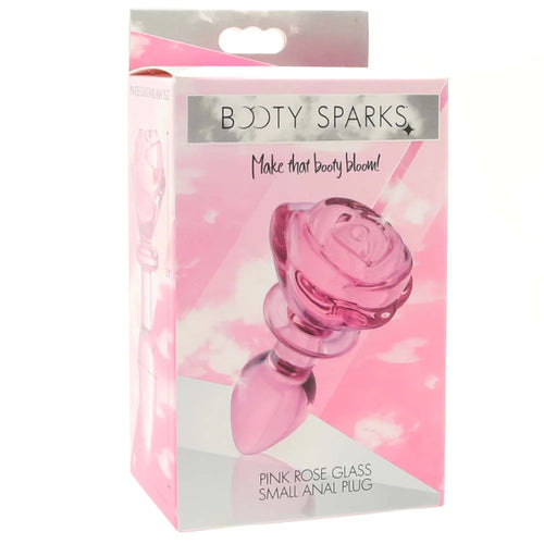  Booty Sparks Rose Glass Plug Dildo by Booty Sparks- The Nookie