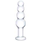 7.25 Inch Beaded Butt Plug Dildo by Glas- The Nookie