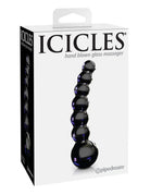  Icicles No. 66 Glass Plug in Black Dildo by Pipedream- The Nookie
