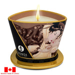 5.7 oz Massage Candle in Intoxicating Chocolate Massage by Shunga- The Nookie