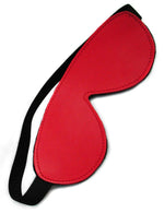 Red Padded Leather Blindfold Kink by Stockroom- The Nookie