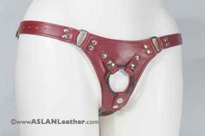  Cherry Jaguar G Harness by Aslan Leather- The Nookie