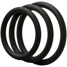  OptiMALE C-Ring Kit Thin Black Cock Ring by Doc Johnson- The Nookie