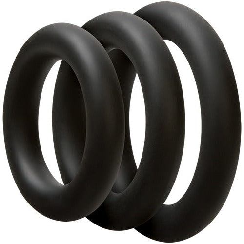  OptiMALE C-Ring Thick Black Cock Ring by Doc Johnson- The Nookie