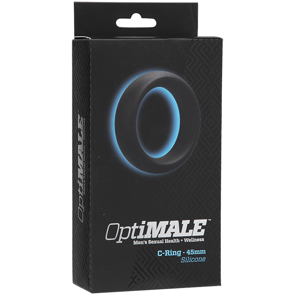  OptiMALE C-Ring 45mm Thick Black Cock Ring by Doc Johnson- The Nookie
