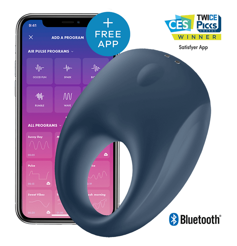  Strong One Ring with App Cock Ring by Satisfyer- The Nookie