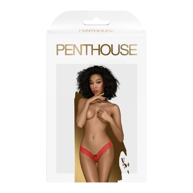  Dangerous Darling Thong Red Lingerie by Penthouse- The Nookie