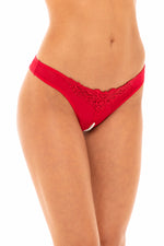  Paradise Pearl Thong in Red Lingerie by Oh La La Cheri- The Nookie
