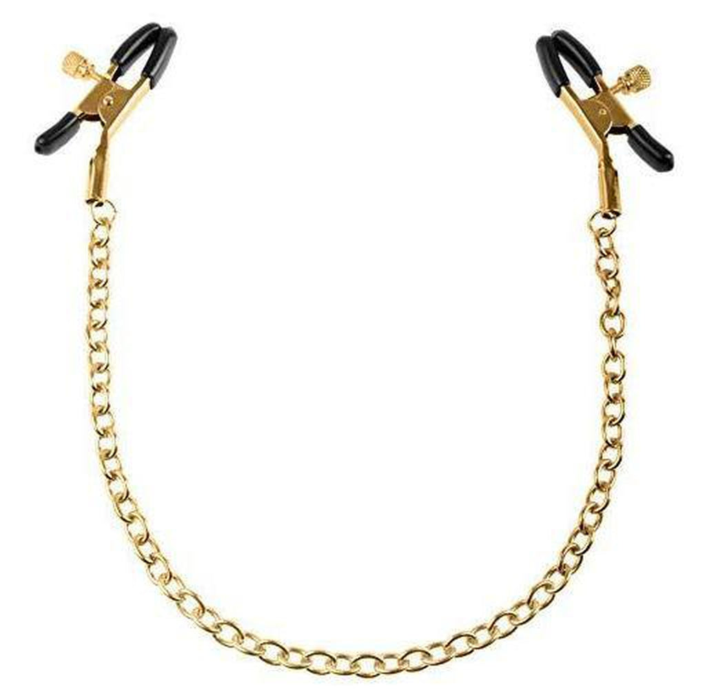  Fetish Fantasy Gold Nipple Clamps Kink by Pipedream- The Nookie