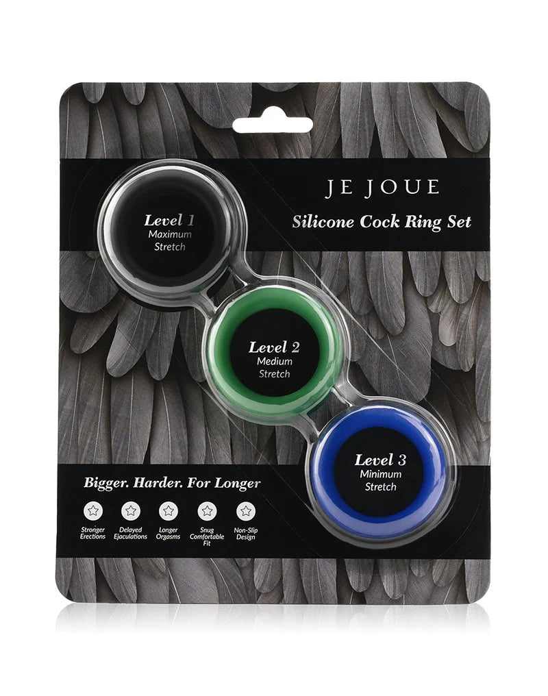  Silicone Cock Ring Set Cock Ring by Je Joue- The Nookie