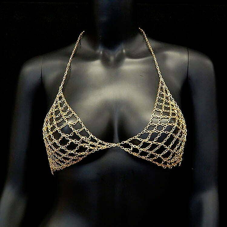  Net Chain Bra Jewelry Lingerie by Diacly- The Nookie